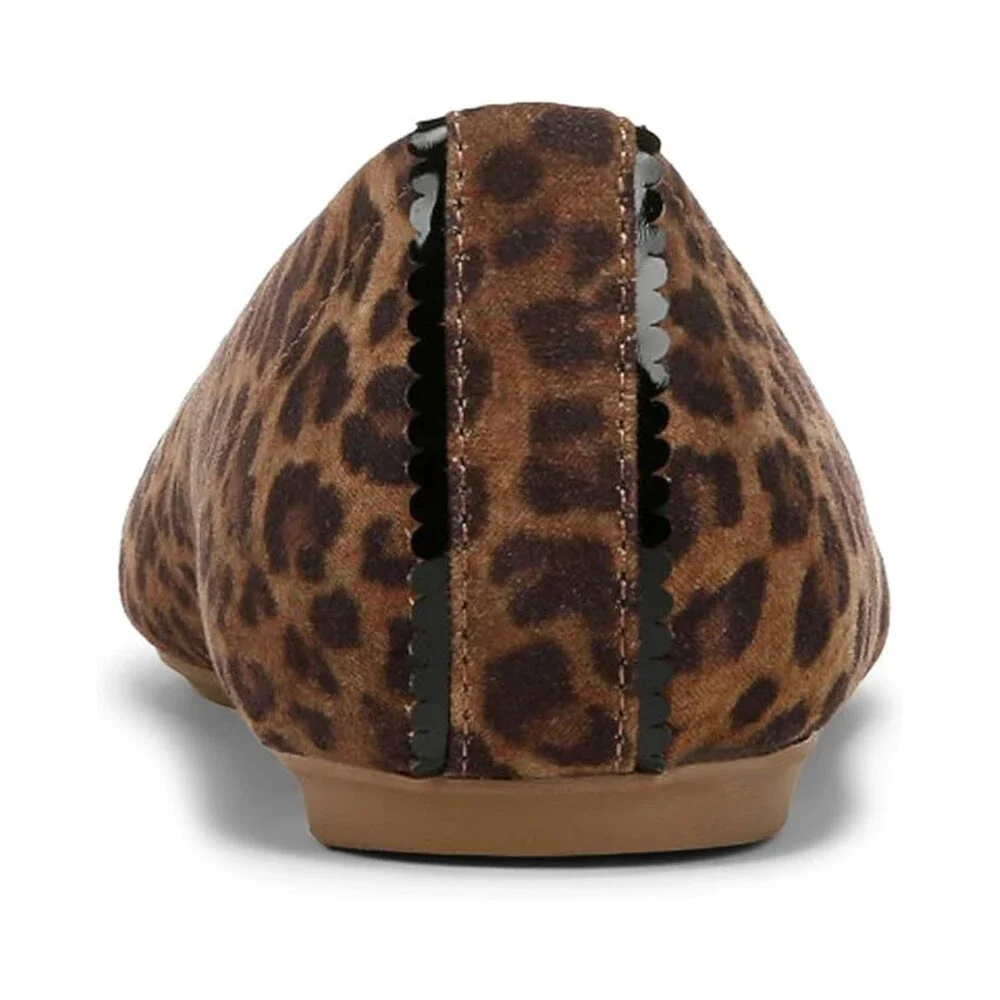 Dr. Scholl's Wexley I0564F6207 Ballet Flat Women's 9 Brown Leopard Slip On PQ456